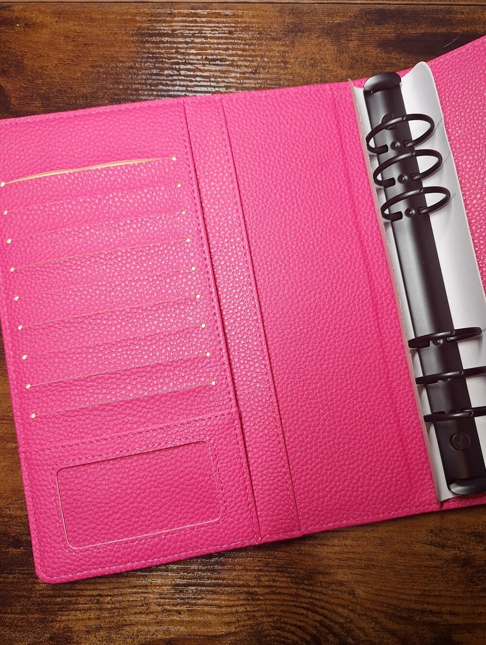 Planner Binder A5 Hot Pink, Budget Binder, Organizer - Picture 2 of 3